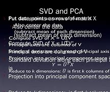 pca和svd的区别 pca与svd区别和联系 